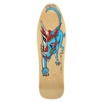 Schmitt Stix - Chris Miller Mini Natural 9.125 Reissue Skateboard Deck.