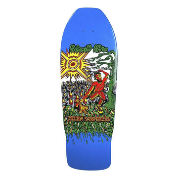 Schmitt Stix - Allen Midgette Flower Picker Blue 9.875 Reissue Skateboard Deck.