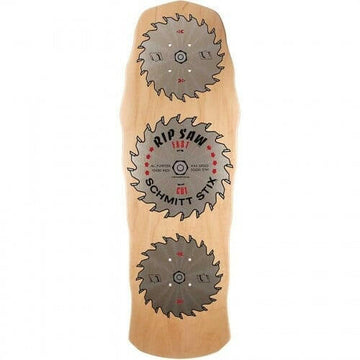 Schmitt Stix - Ripsaw Natural 10.0" Reissue Skateboard Deck.
