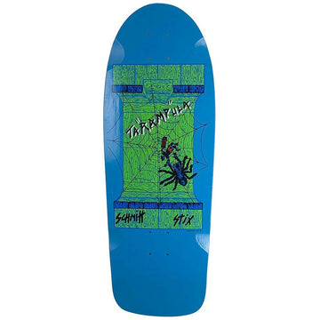Schmitt Stix - Tarampula Blue 10.0" Reissue Skateboard Deck.