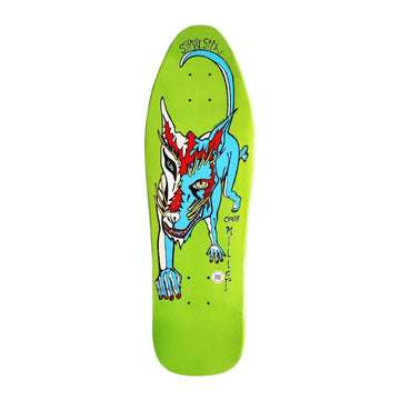 Schmitt Stix - Chris Miller Mini Green 9.125 Reissue Skateboard Deck.