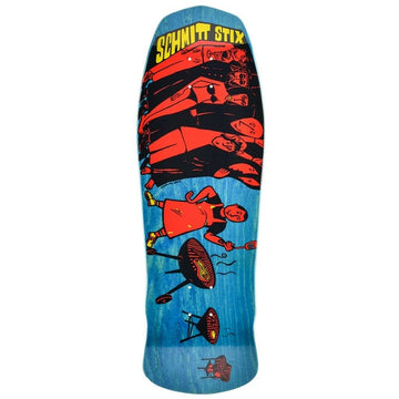 Schmitt Stix - Joe Lopes BBQ Blue 10.125 Reissue Skateboard Deck.