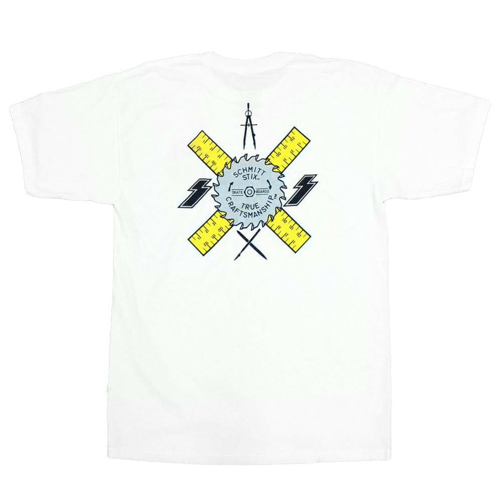 Schmitt Stix - Logo Mens Tee White.