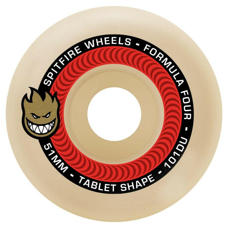 Spitfire フォーマル4 ウィール TABLETS 52mm101a Spitfire F4 Tablets 52mm 101A Skateboard Wheels