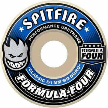Spitfire - Formula 4 Classic 56MM 99A Skateboard Wheels.
