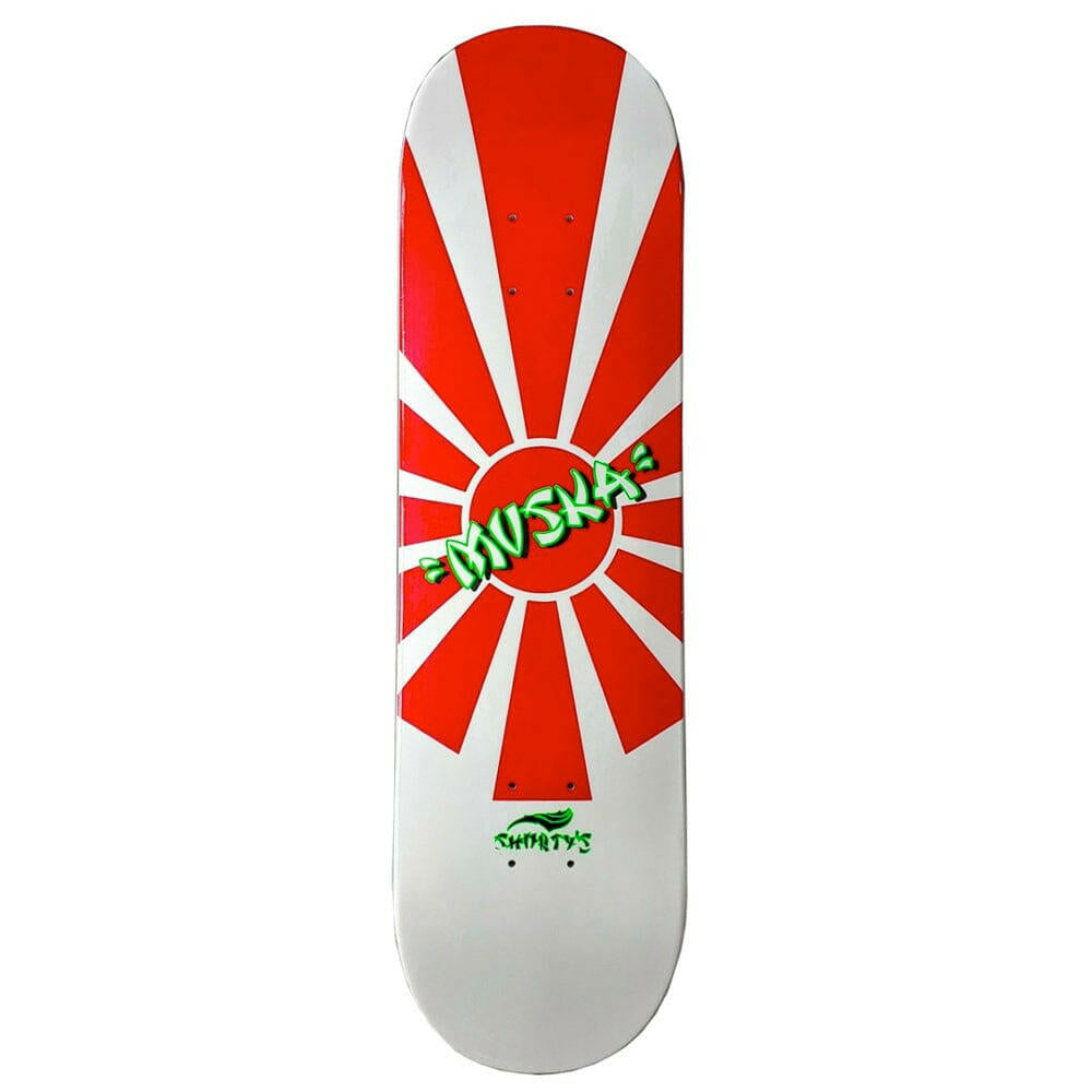 Shortys - Chad Muska Rising Sun 8.25 Skateboard Deck.