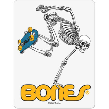 Powell Peralta - Skateboarding Skeleton 4" Sticker.