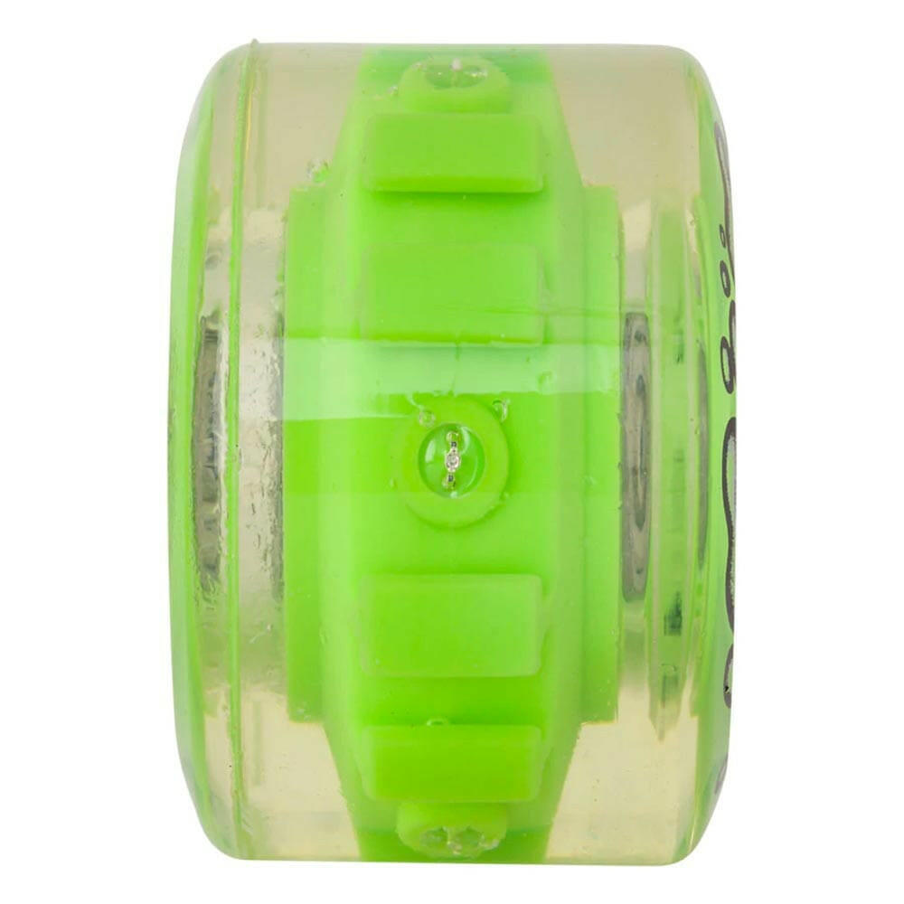 Slime Balls - Light Ups w/Green LED OG Slime 60MM 78A Skateboard Wheels.