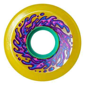 Slime Balls - Mini OG Slime Yellow 54.5MM 90A Skateboard Wheels.
