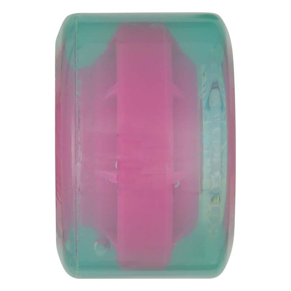 Slime Balls - OG Slime Chrome Trans Green 60MM 78A Skateboard Wheels.