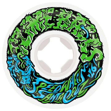 Slime Balls - Vomit Mini II White 54MM 97A Skateboard Wheels.