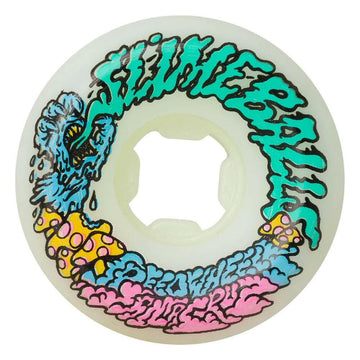 Slime Balls - Vomit Mini White 54MM 97A Skateboard Wheels.