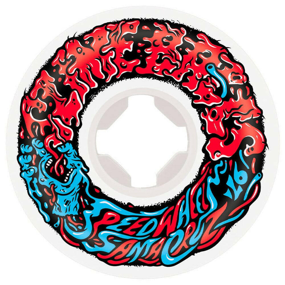 Slime Balls - Vomit Mini II White 53MM 97A Skateboard Wheels.
