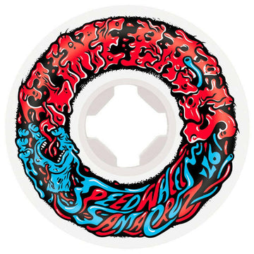 Slime Balls - Vomit Mini II White 53MM 97A Skateboard Wheels.