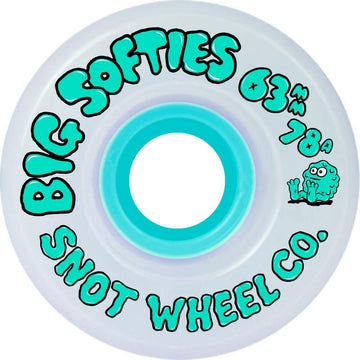 Snot - Big Softies 63MM 78A Skateboard Wheels.