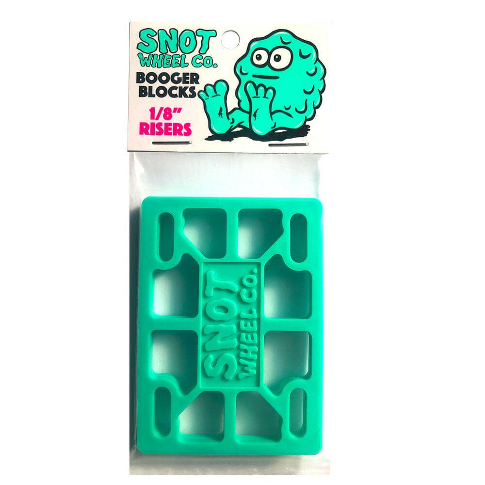 Snot -  Booger Block 1/8 Riser Pads Green.