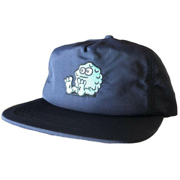 Snot - Booger Logo Nylon Snapback Navy.