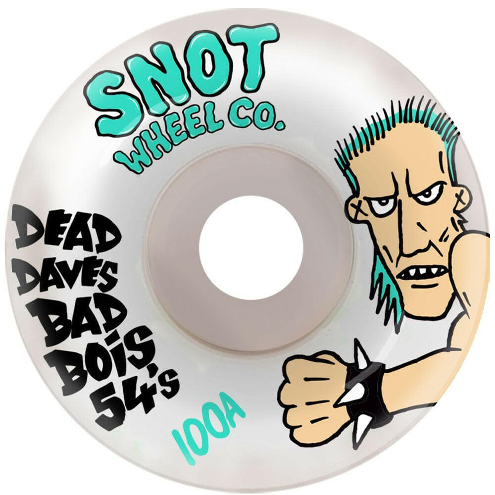 Snot - Dead Dave Bad Boi's 54MM 100A Skateboard Wheels.