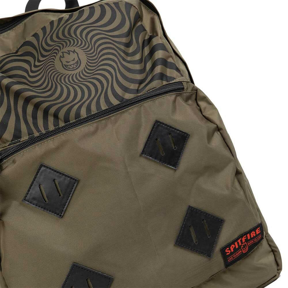 Spitfire - Bighead Swirl Backpack Olive/Black.