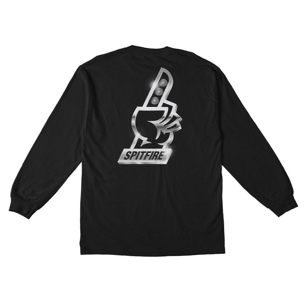 Spitfire - Chrome #1 Longsleeve Tee Black.