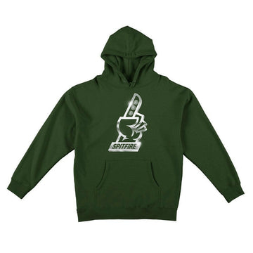 Spitfire - Chrome #1 Hoodie Dark Green.