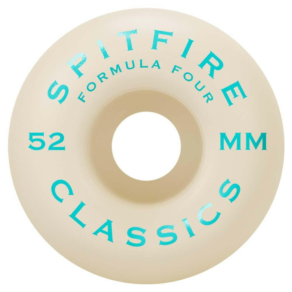 Spitfire - F4 Floral Swirl Classic 52MM 99A Skateboard Wheels.