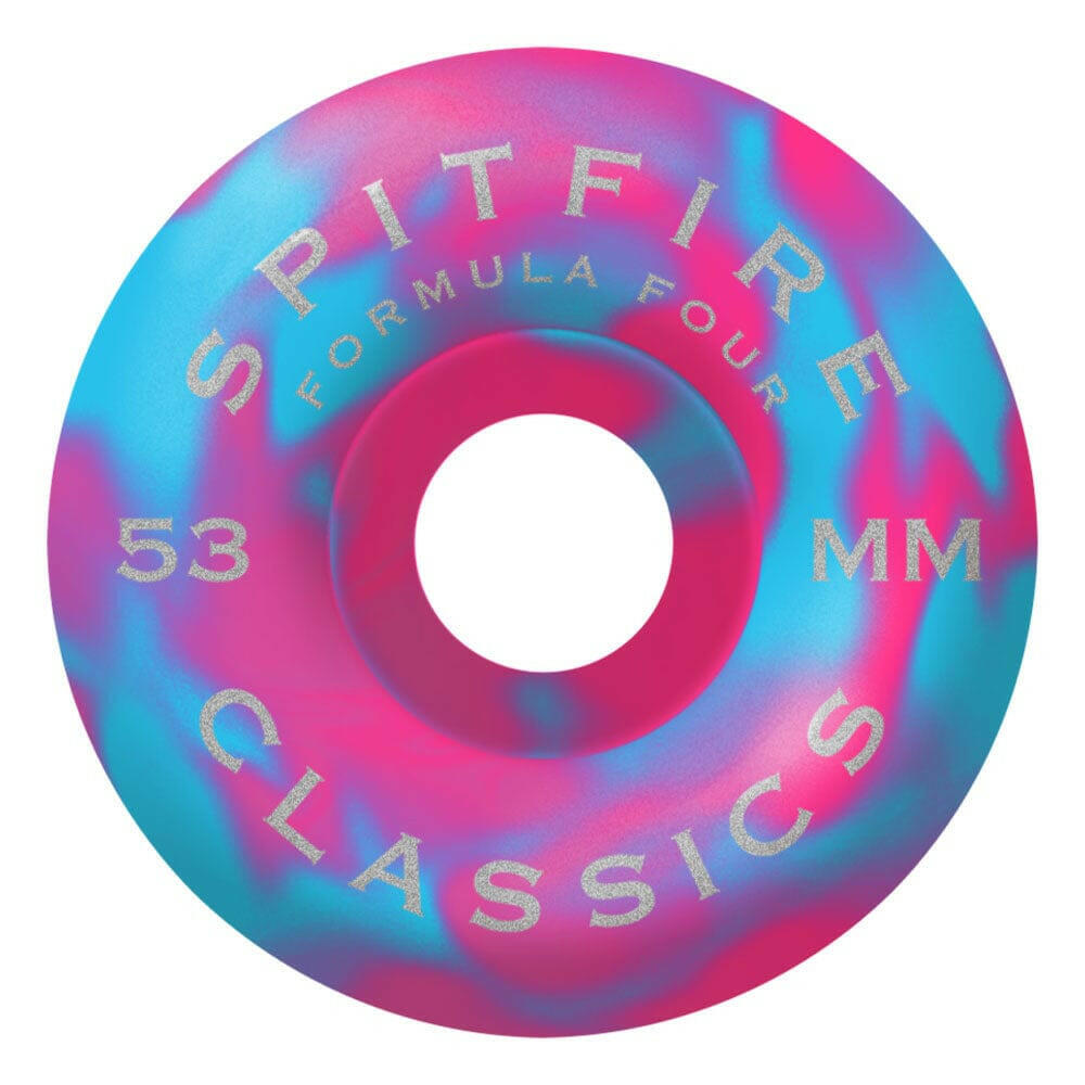 Spitfire - F4 Swirled Classic 53MM 99A Skateboard Wheels.