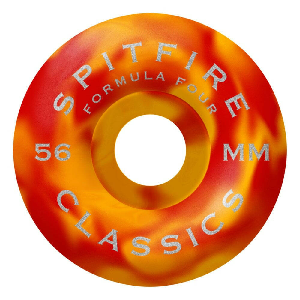Spitfire - F4 Swirled Classic 56MM 99A Skateboard Wheels.