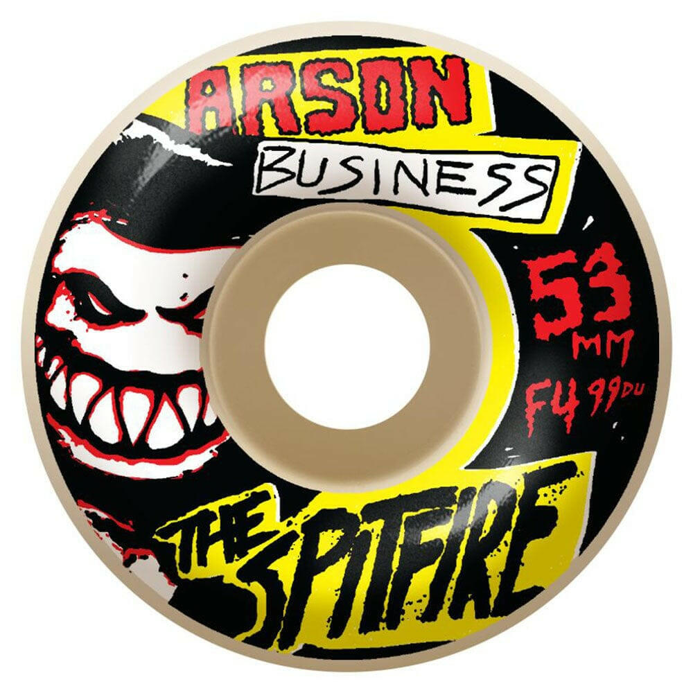 Spitfire - F4 Arson Business 55MM 99A Skateboard Wheels.