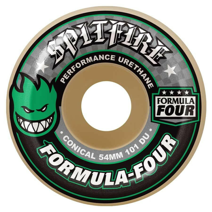 Spitfire - Formula 4 Conical 51MM 101A Skateboard Wheels.