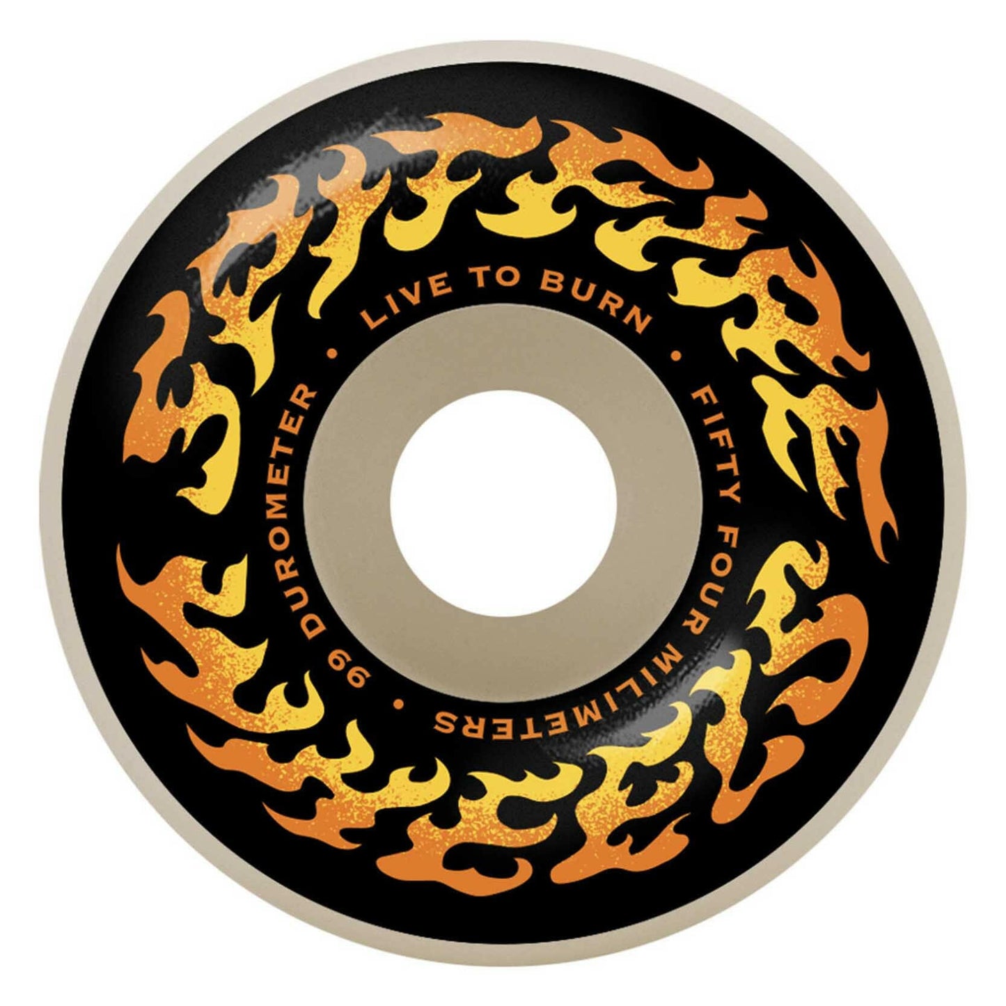 Spitfire - Torched Script Classic 52MM 99D Skateboard Wheels.