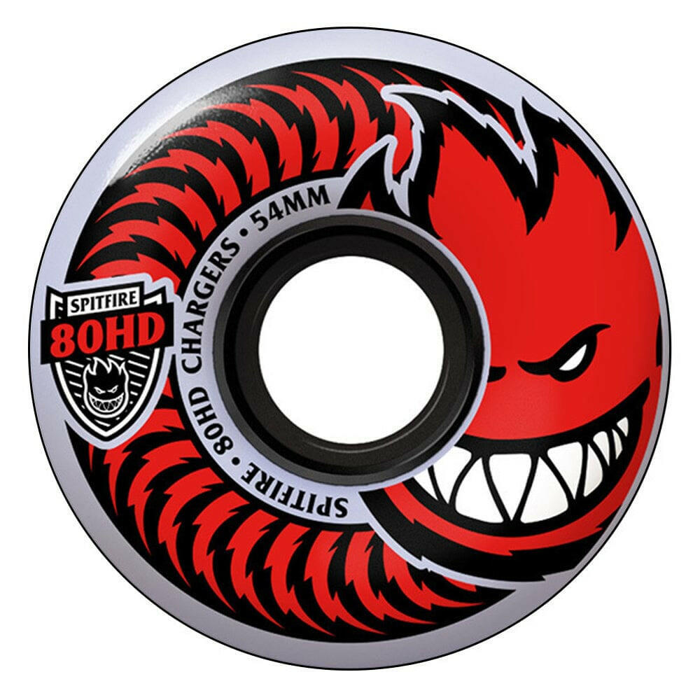 Spitfire - Chargers Conical Black 55MM 80HD Skateboard Wheels.