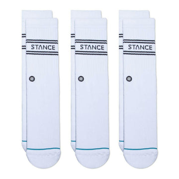 Stance - Basic 3 Pack Socks White.