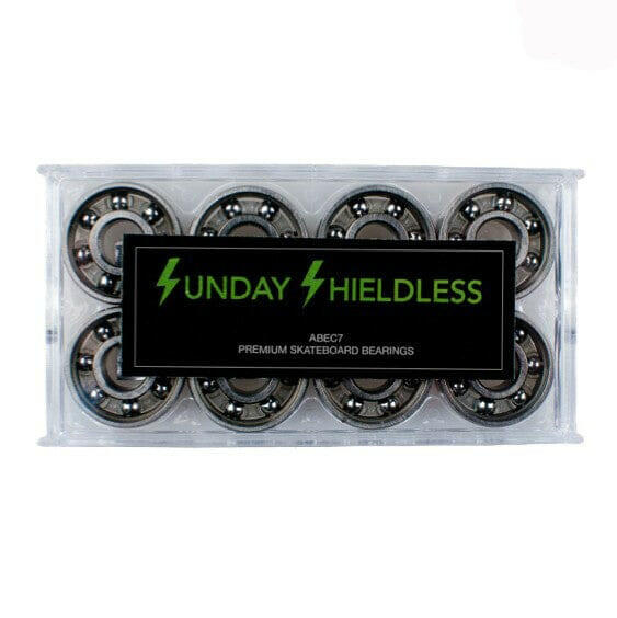 Sunday - Abec 7 Shieldless Skateboard Bearings.