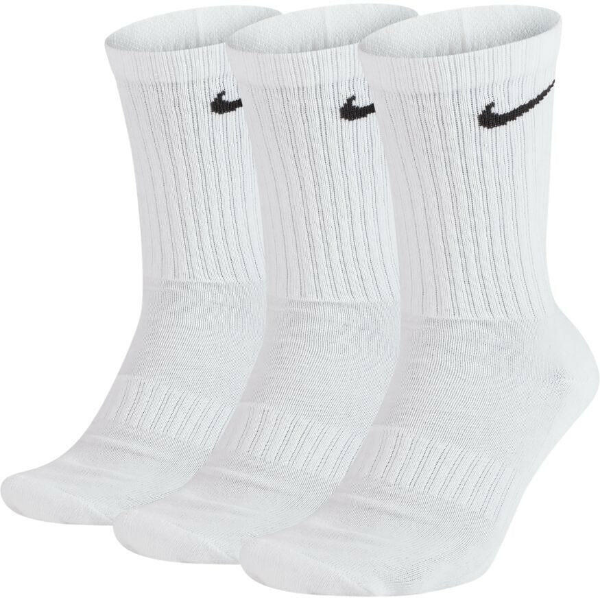 Nike - Everyday Cushion Mens Crew Socks White 3 Pack.