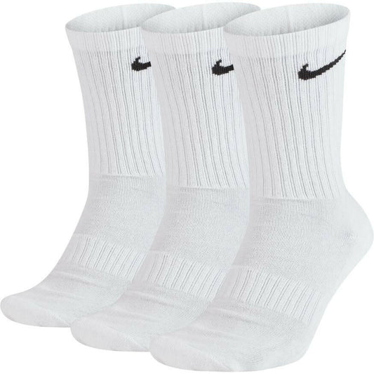 Nike - Everyday Cushion Mens Crew Socks White 3 Pack.