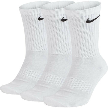 Nike - Everyday Cushion Mens Crew Socks White 3 Pack.