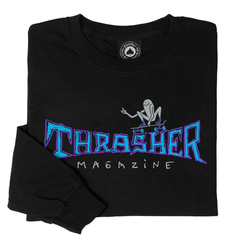 Thrasher - Gonz Thumbs Up Longsleeve Tee Black.