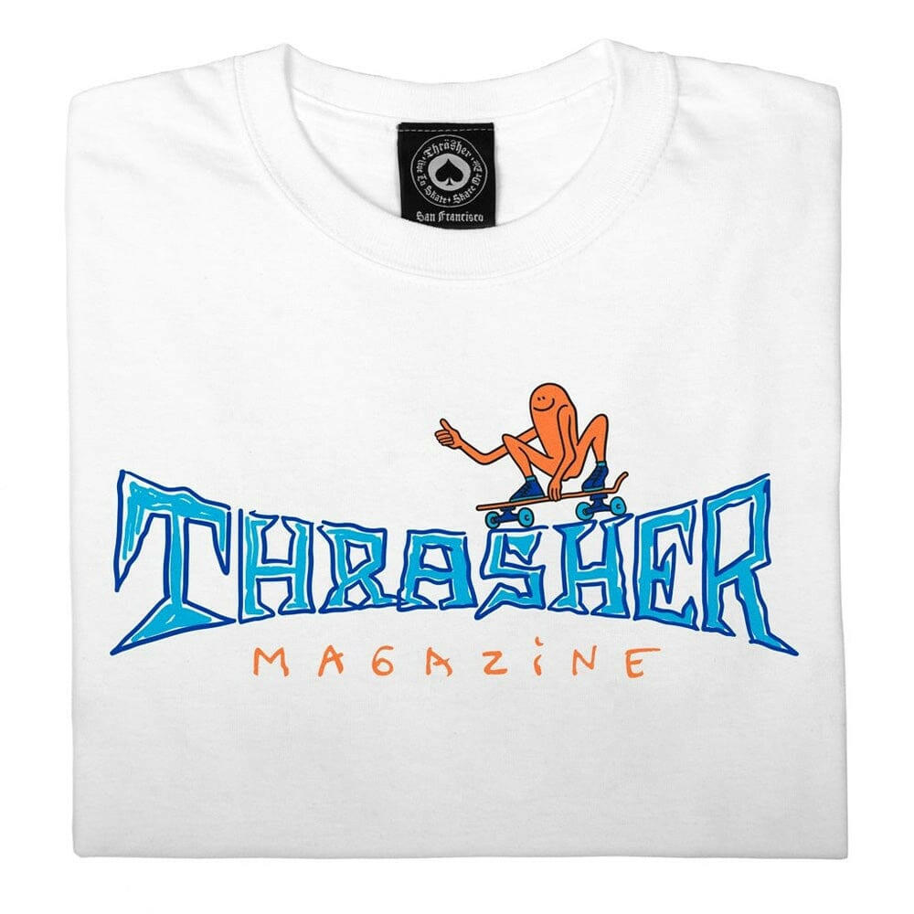 Thrasher - Gonz Thumbs Up Tee White.