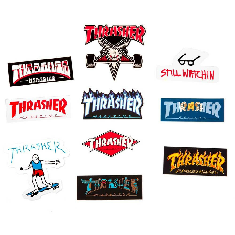 Thrasher - 10 Sticker Pack.