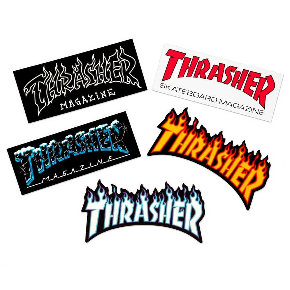 Thrasher - 5 Sticker Pack.
