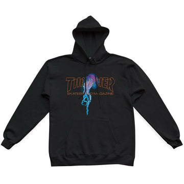 Thrasher - Atlantic Drift Hoodie Black/Orange.