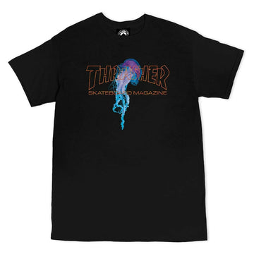 Thrasher - Atlantic Drift Tee Black/Orange.