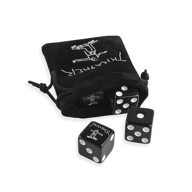 Thrasher - Dice Set Black.
