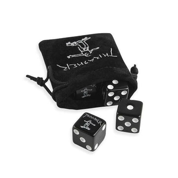 Thrasher - Dice Set Black.