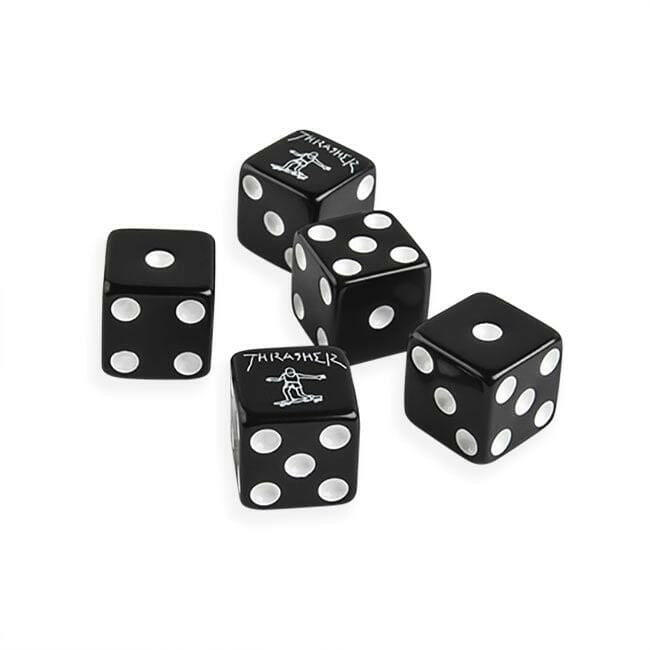 Thrasher - Dice Set Black.