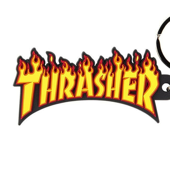 Thrasher - Flame Keychain.