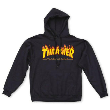 Thrasher - Flame Logo Hoodie Black.