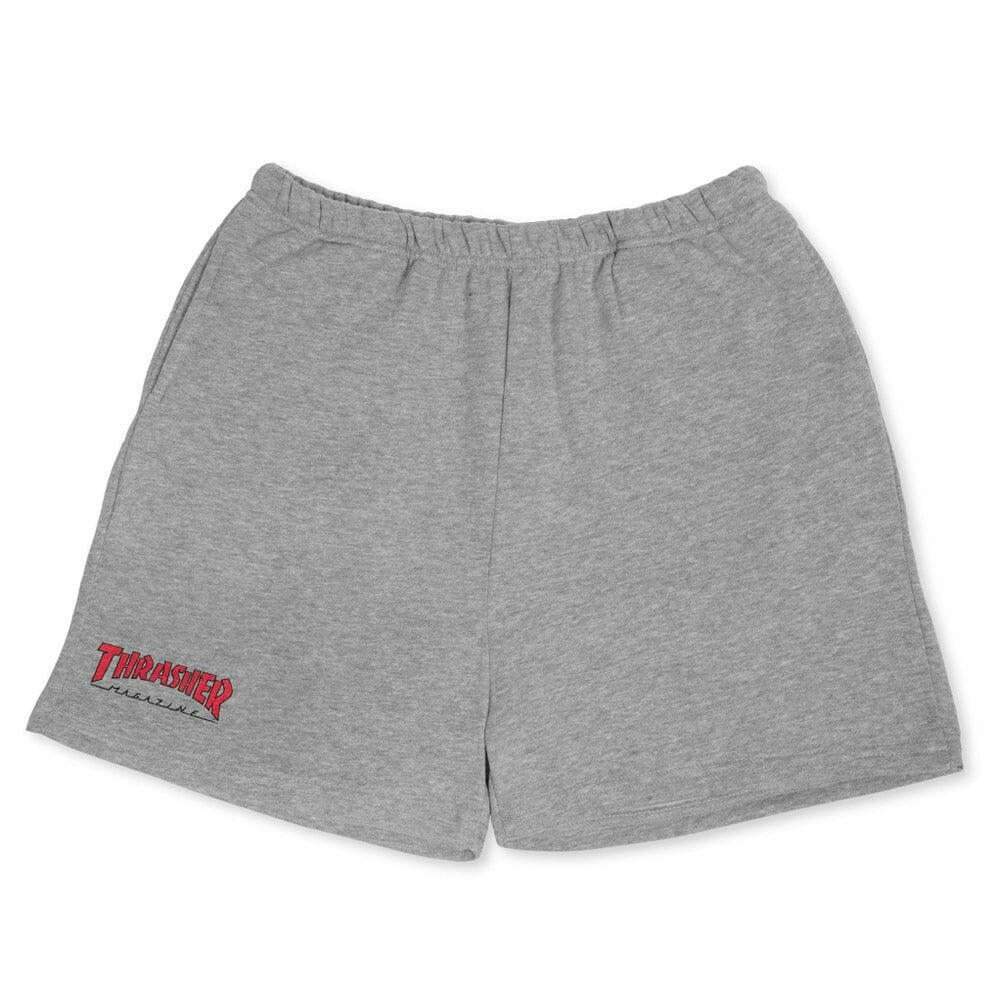 Thrasher - Girls Outlined P.E. Shorts Heather Grey.