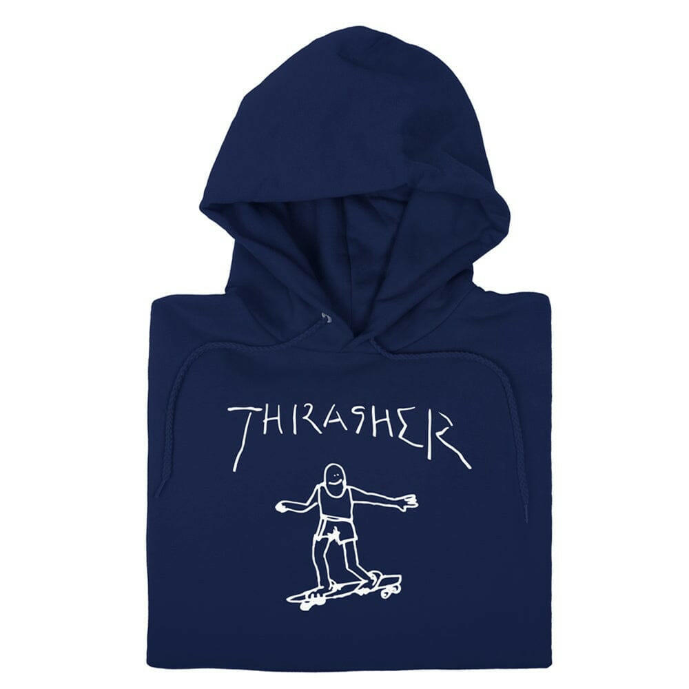 Thrasher - Gonz Hoodie Navy/White.